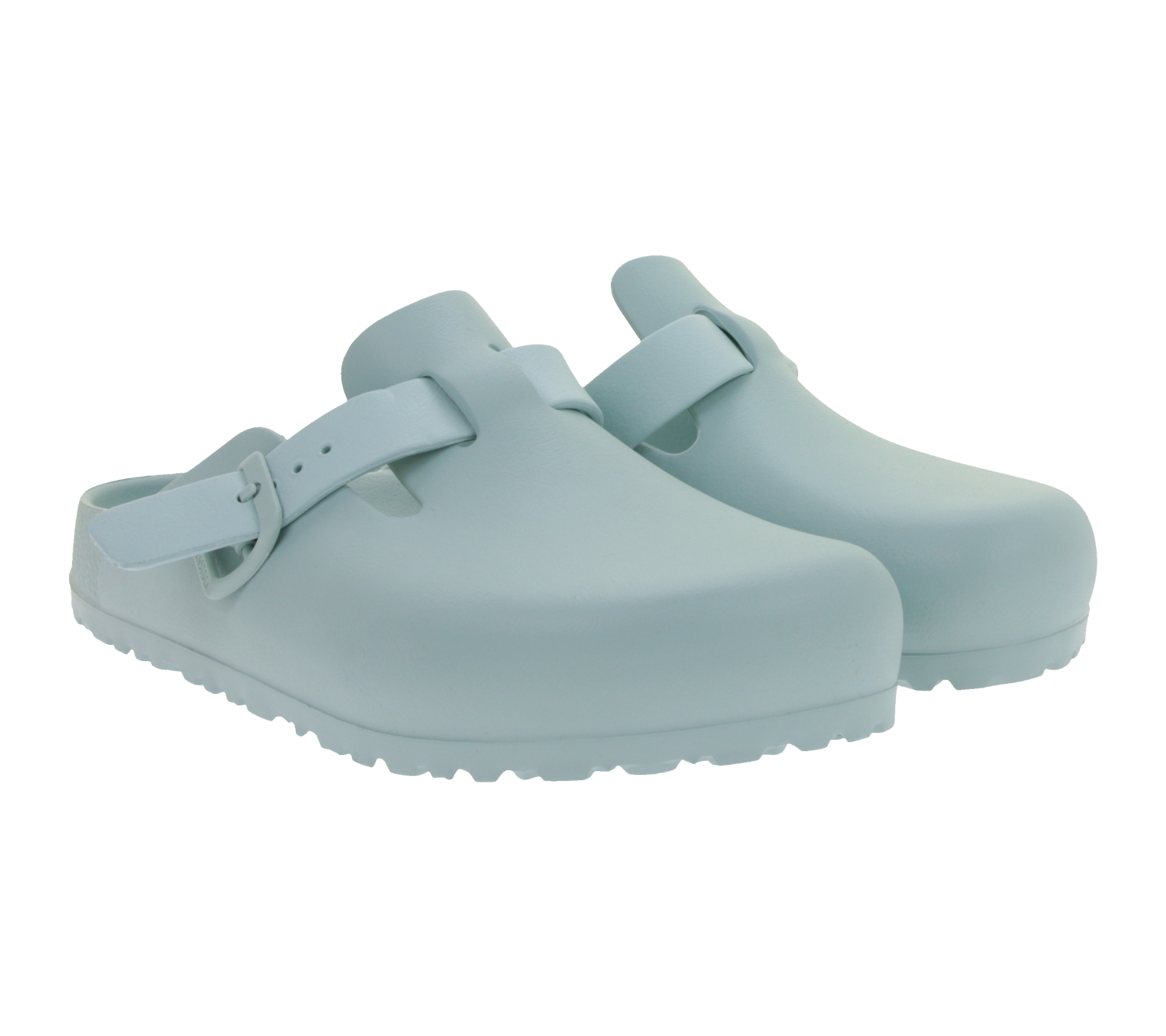 praktische BIRKENSTOCK Boston EVA Clogs Damen Hausschuhe Schlupf-Schuhe Made in Germany 1027385 Surf-Grün/Türkis