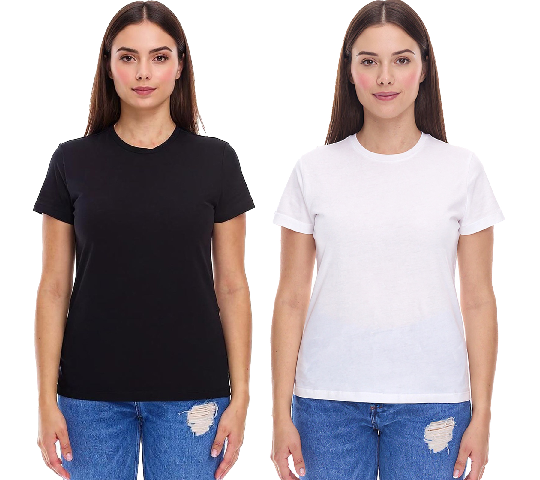PUMA Blank Base Damen T-Shirt nachhaltiges Baumwoll-Shirt Sport-Shirt Fitness-Shirt 678258 Schwarz oder Weiß