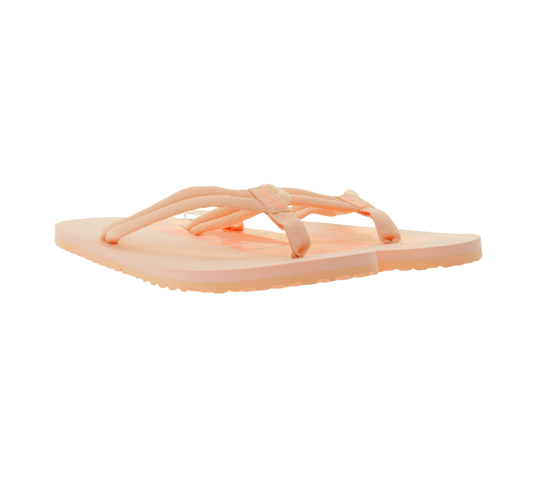PUMA Epic Flip v2 Bade-Latschen Herren und Damen Sommer-Schlappen mit EVA-Sohle Zehen-Trenner 360248 31 Pfirsich