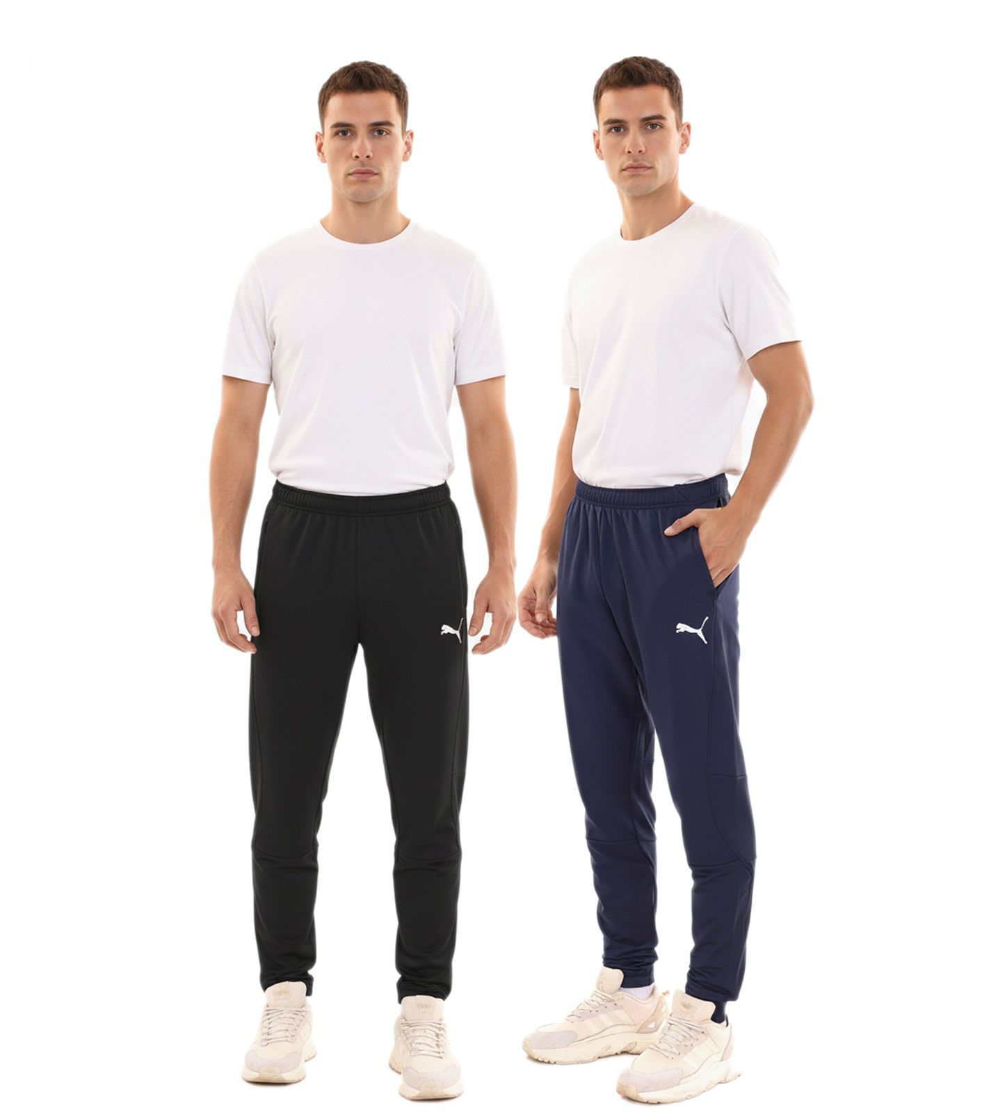 PUMA LIGA Herren Trainings-Hose mit DRYCELL Sport-Hose Sport-Bekleidung Jogging-Hose Jogger 655313 Schwarz oder Dunkelblau