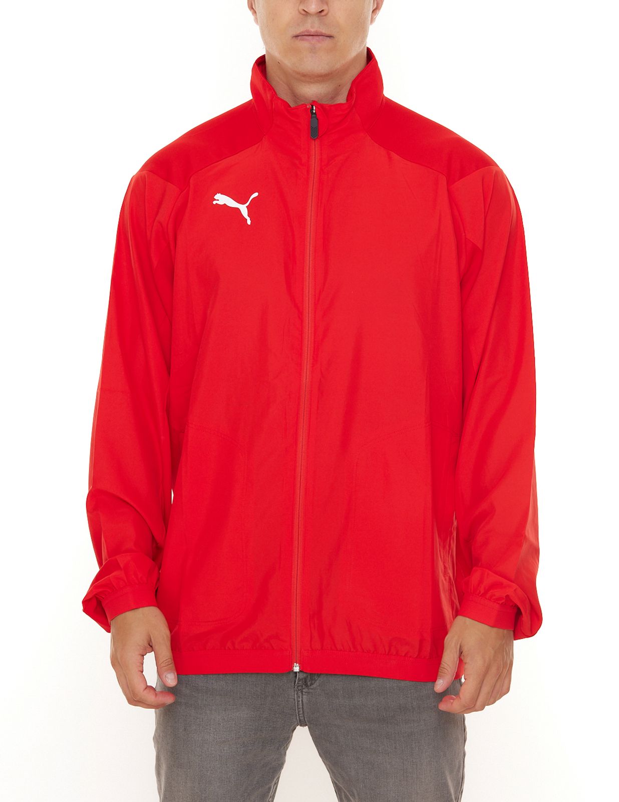 PUMA Liga Sideline Herren Trainingsjacke mit dryCELL Sport-Jacke 655667 01 Rot