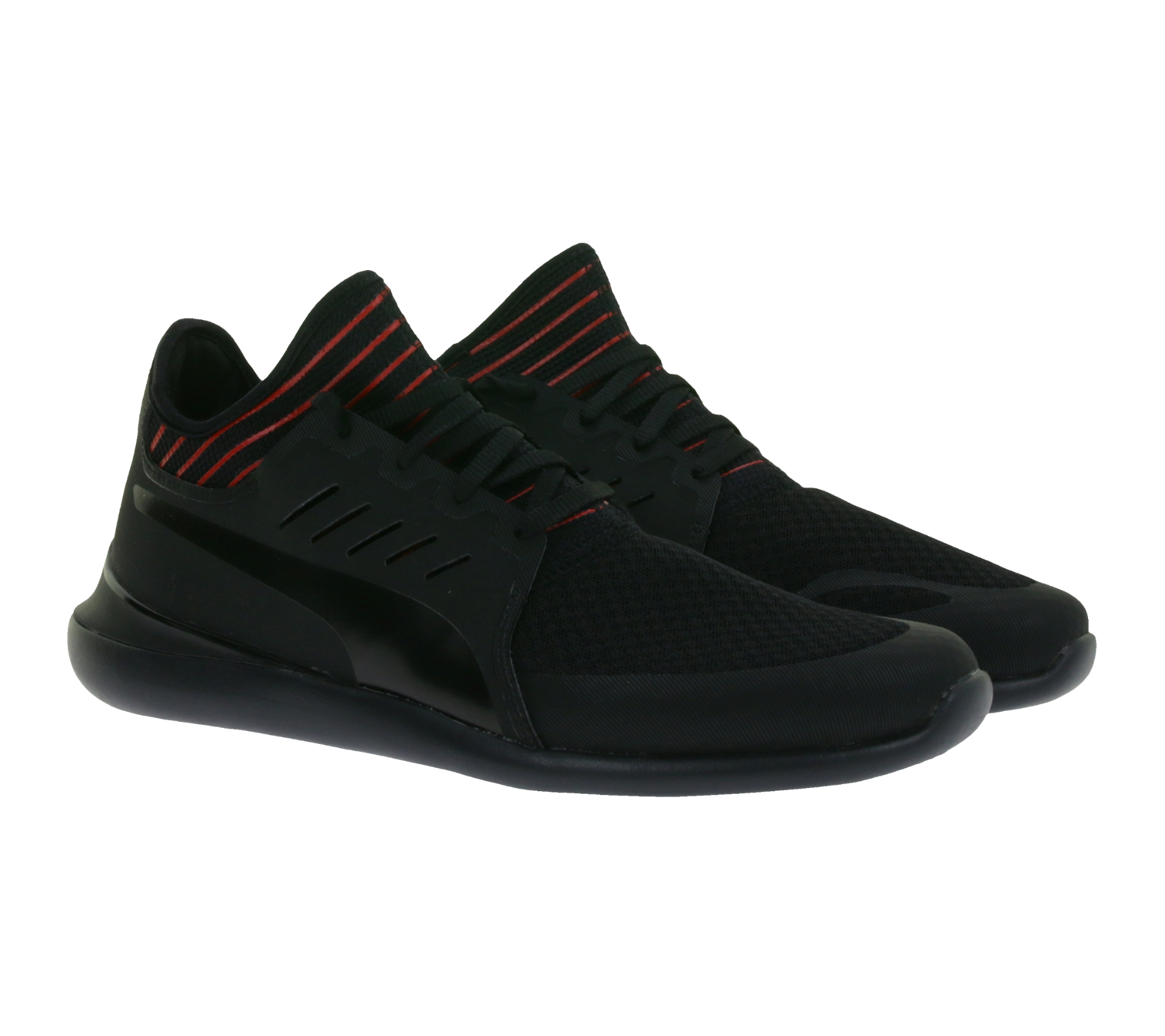 PUMA X Ferrari Sf Evo Cat Mace Unisex Sneaker mit Ferrari-Logo Motorsport-Schuhe 306228 01 Schwarz/Rot