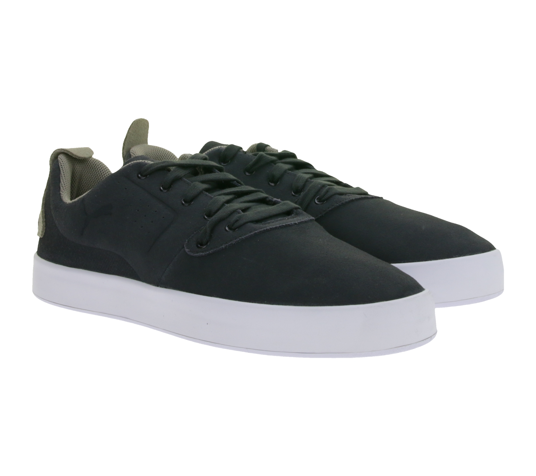 PUMA X Scuderia Ferrari El Maestro Herren Sneaker mit EVA-Zwischensohle Echtleder-Schuhe Motorsport 306213 01 Schwarz