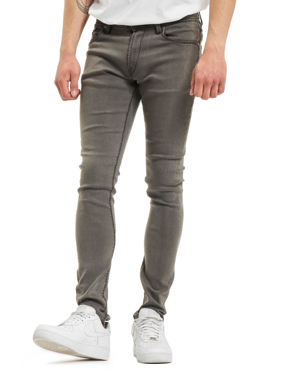 Reell Jeans Radar Stretch Super Slim Fit Jeans Grau