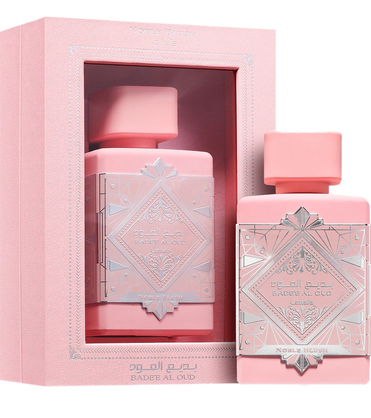 Romantisch-orientalisches Lattafa BADE'E AL OUD Noble Blush Eau de Parfum für Damen 100 ml Rosa