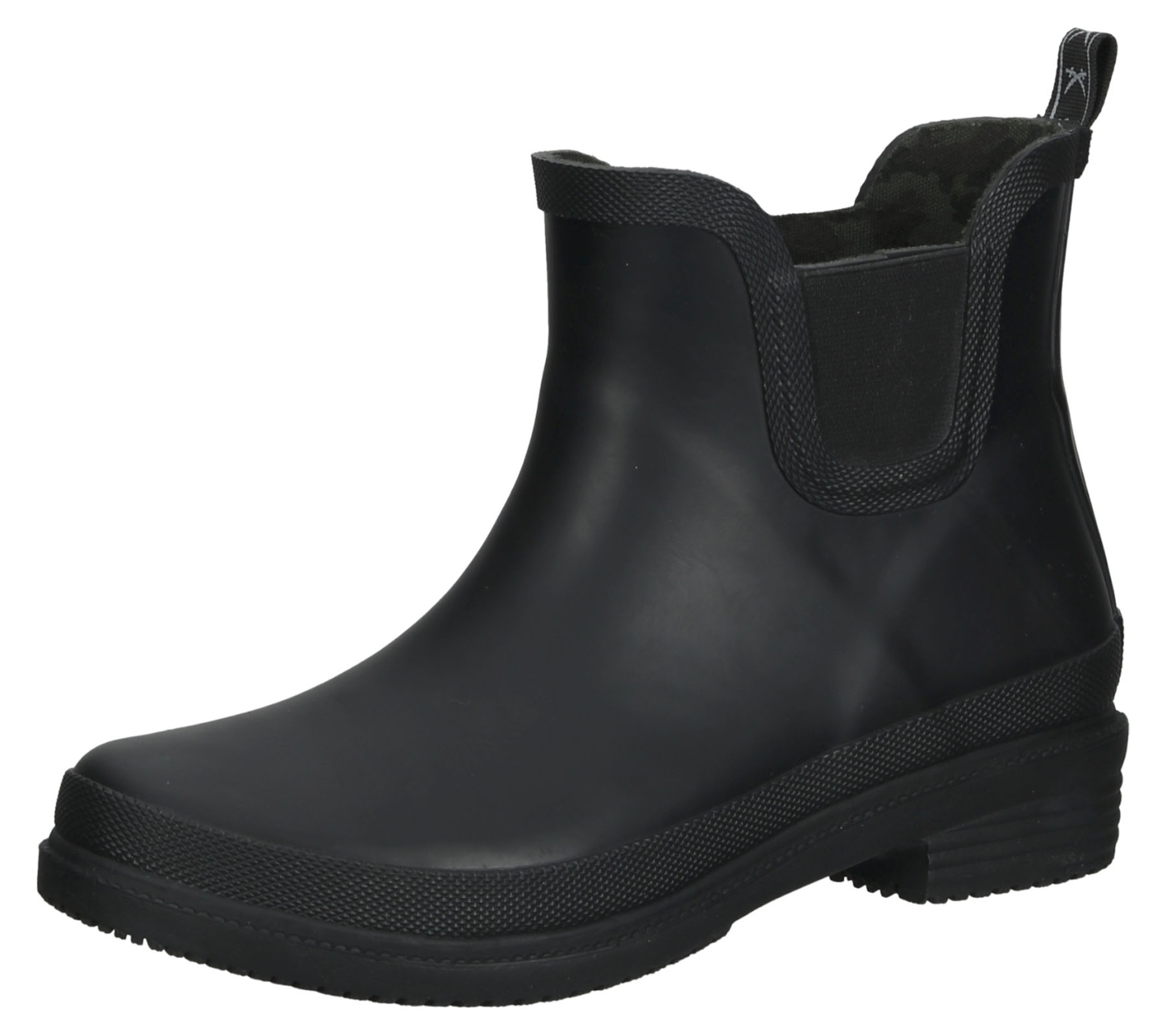SANSIBAR Damen Chelsea-Boots wasserabweisende Übergangs-Schuhe 1082846 Schwarz