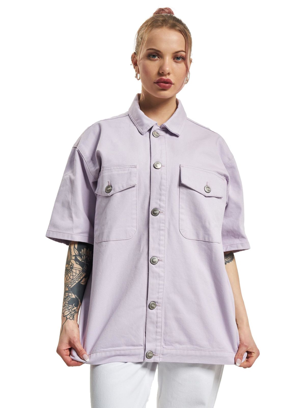 Sixth June Color Denim Jacke Lila