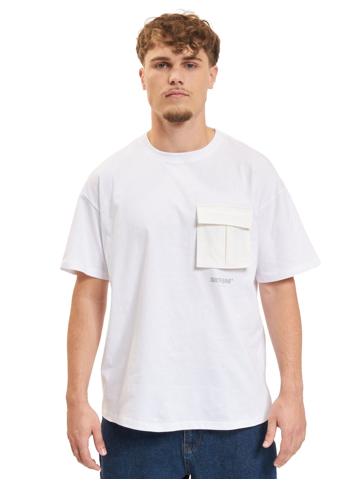 Sixth June Nylon Tech T-Shirts weiß
