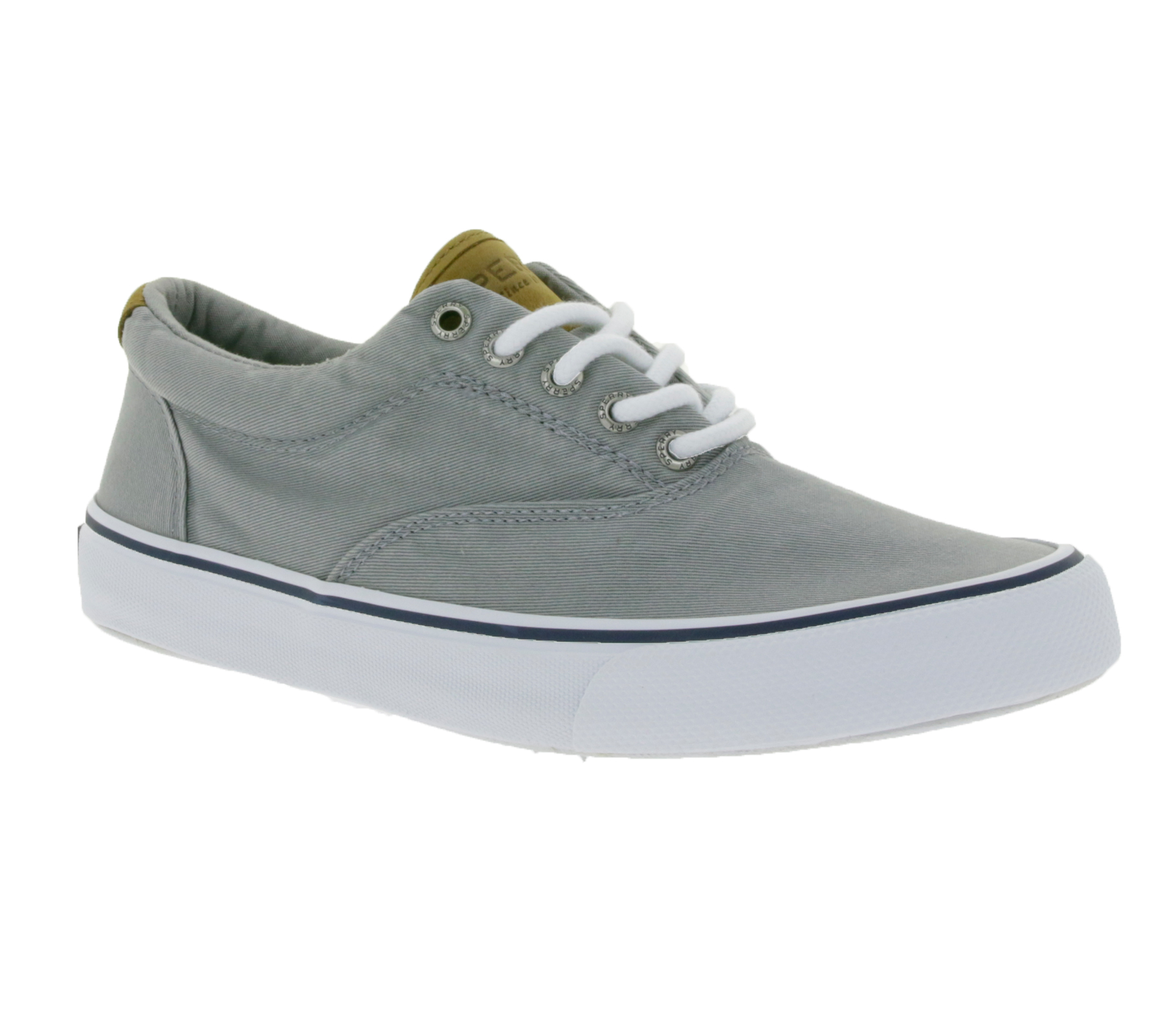 SPERRY Bahama Striper II Cvo SW Damen Canvas-Sneaker mit Wave-Siping-Technologie STS22045 Grau
