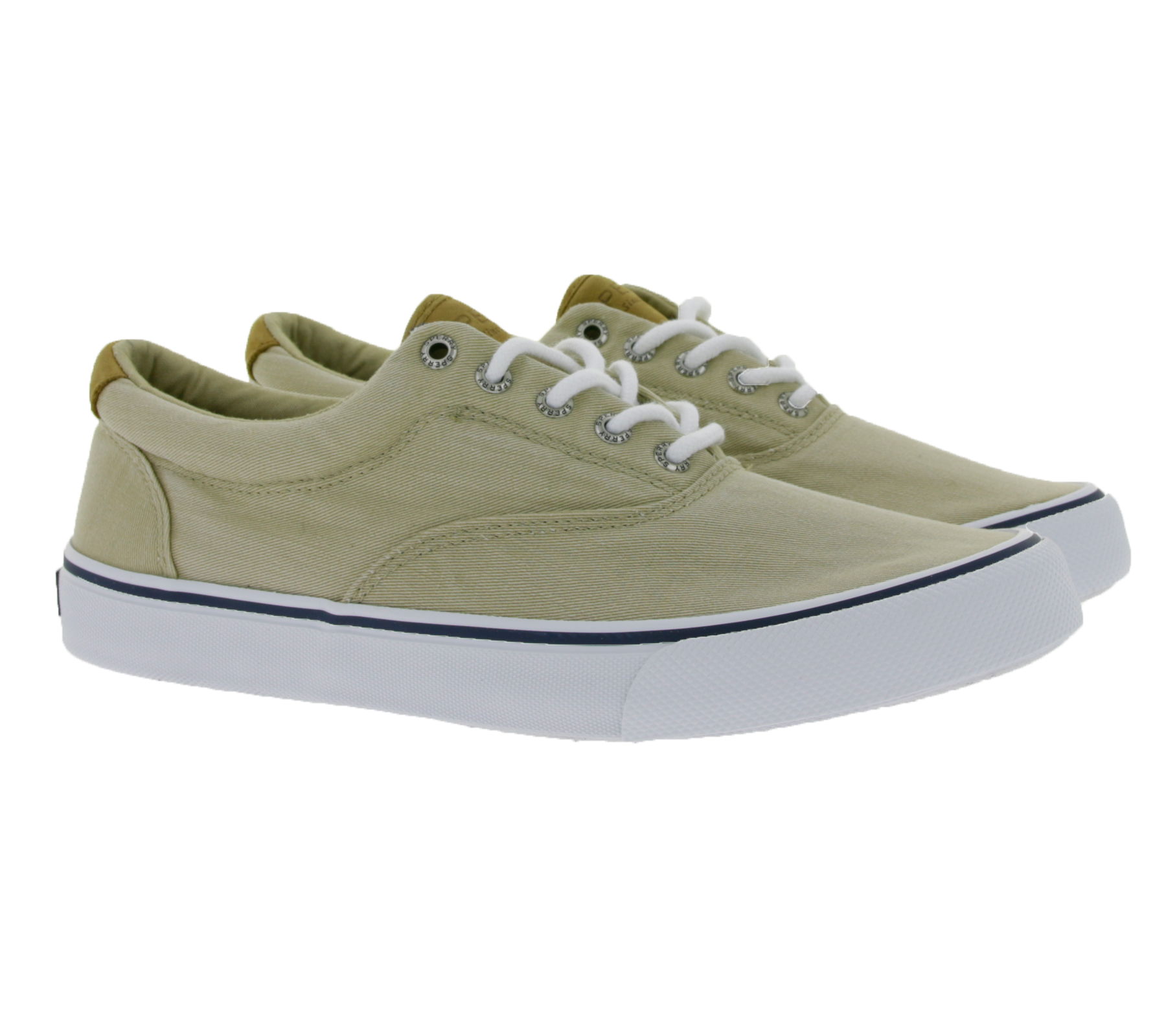 SPERRY Bahama Striper II Cvo SW Herren Leinen-Sneaker mit Wave-Siping-Technologie STS22061 Beige