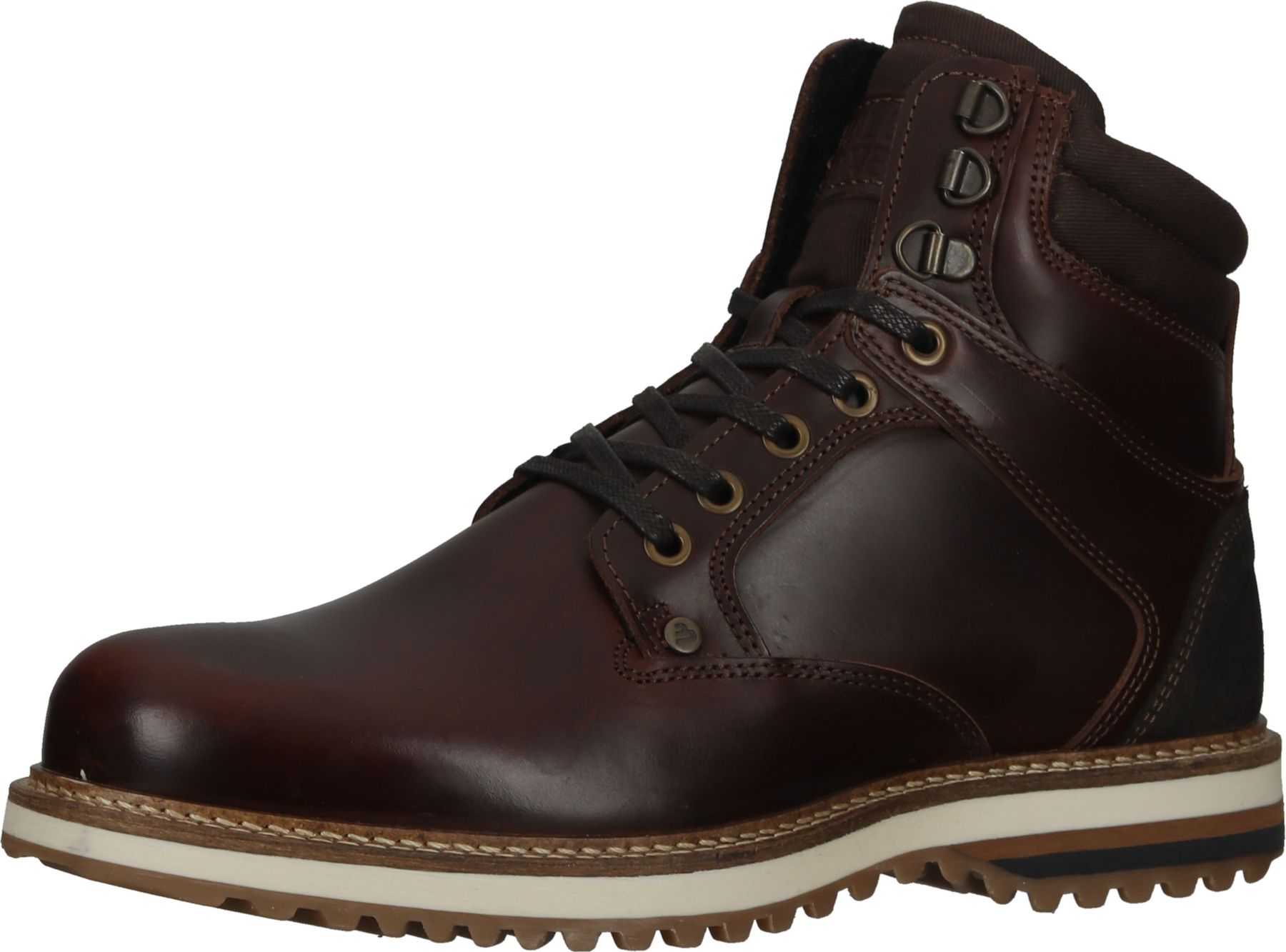 Sportliche BULLBOXER Stiefelette Schnürschuhe für Herren 298N80053A BODB Braun