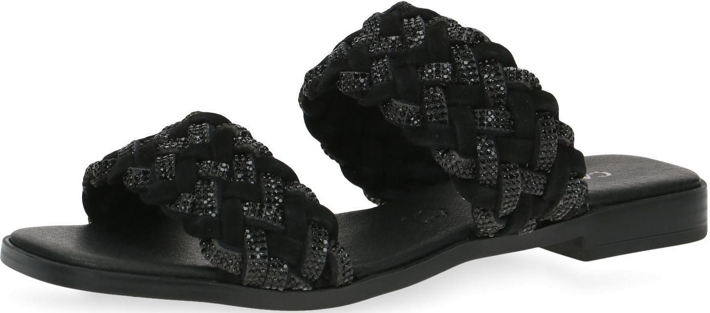Sportliche CAPRICE Pantoletten Schlupfschuhe für Damen 9-9-27103-20 030 Schwarz