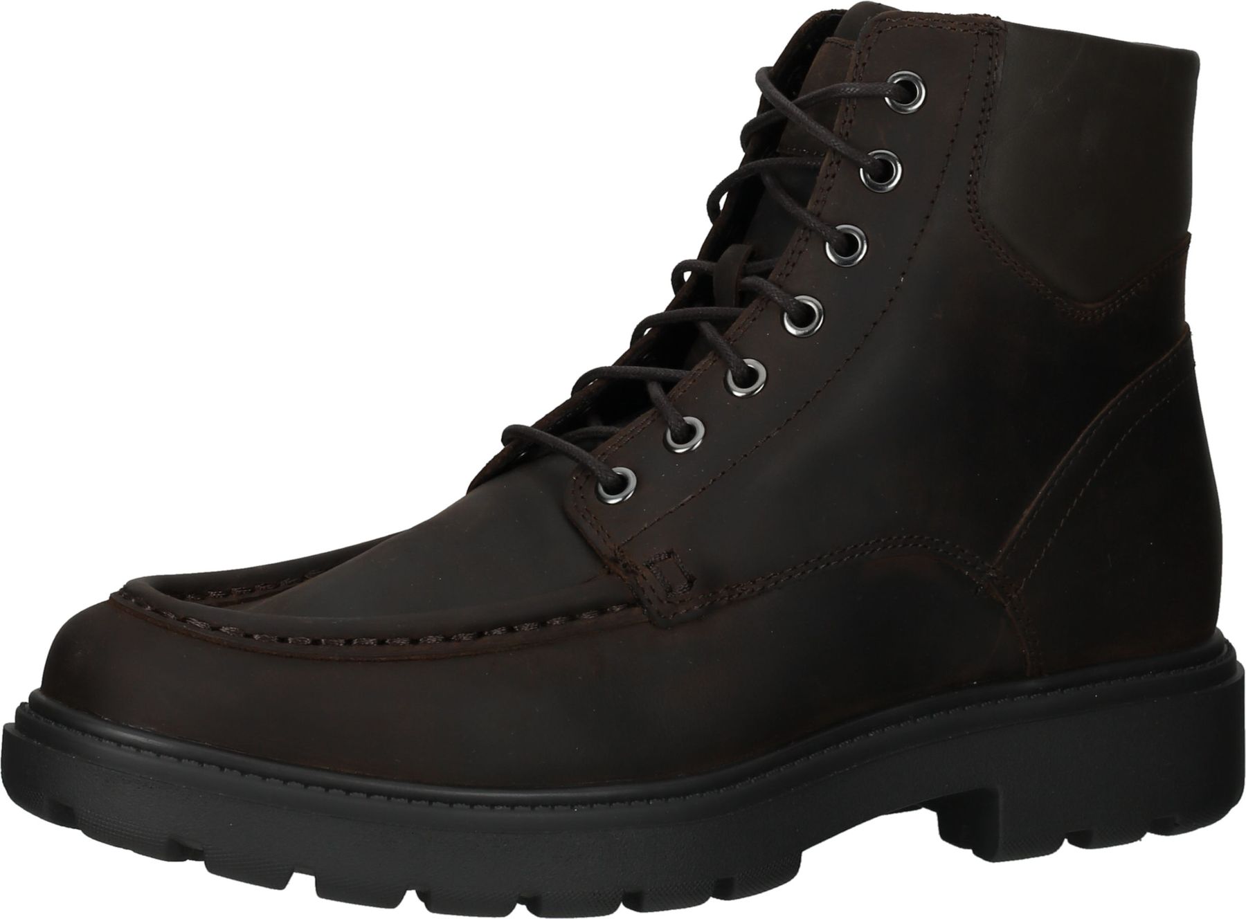 Sportliche GEOX Stiefelette Schnürschuhe für Herren U36FRE 000FF C6009 Braun
