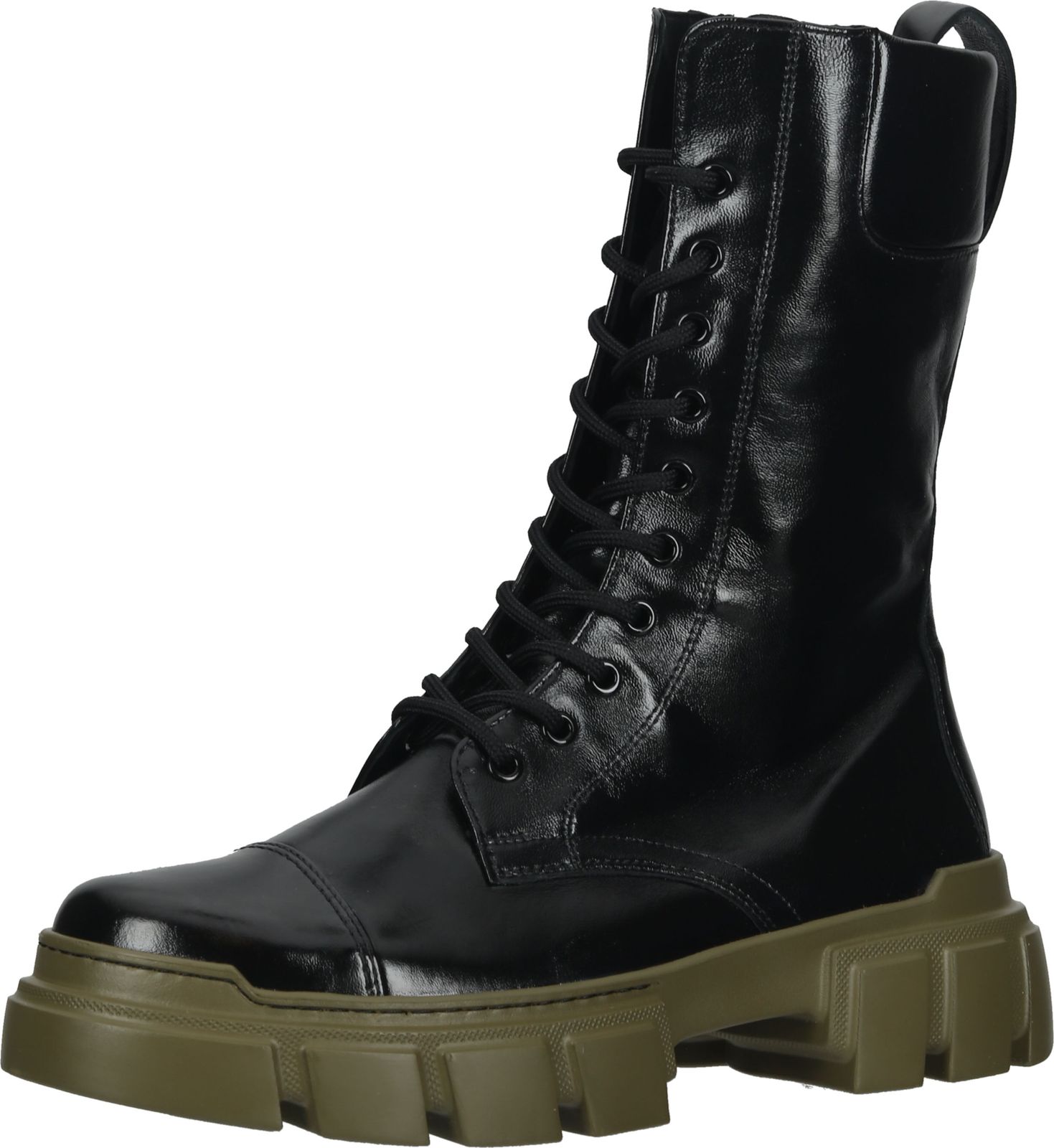 Sportliche högl Stiefelette Schnürschuhe für Damen 4-102721 0189 Schwarz