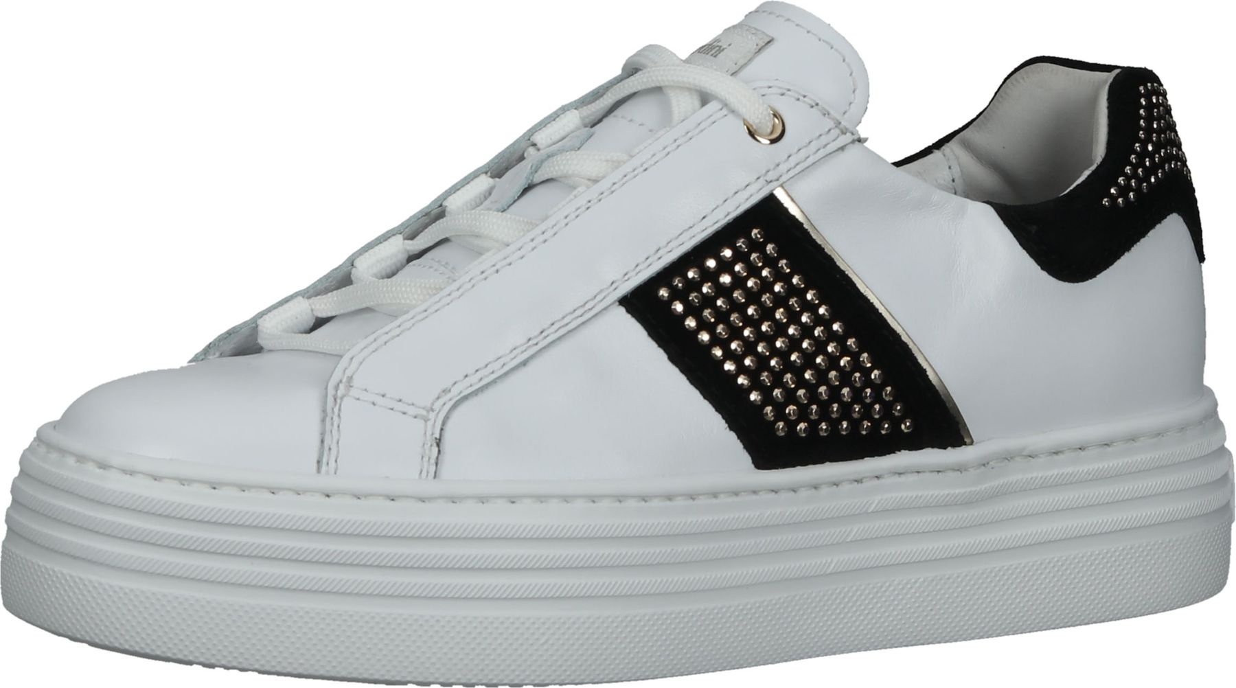 Sportliche Nero Giardini Sneaker Schnürschuhe für Damen I205305D 707 Weiß