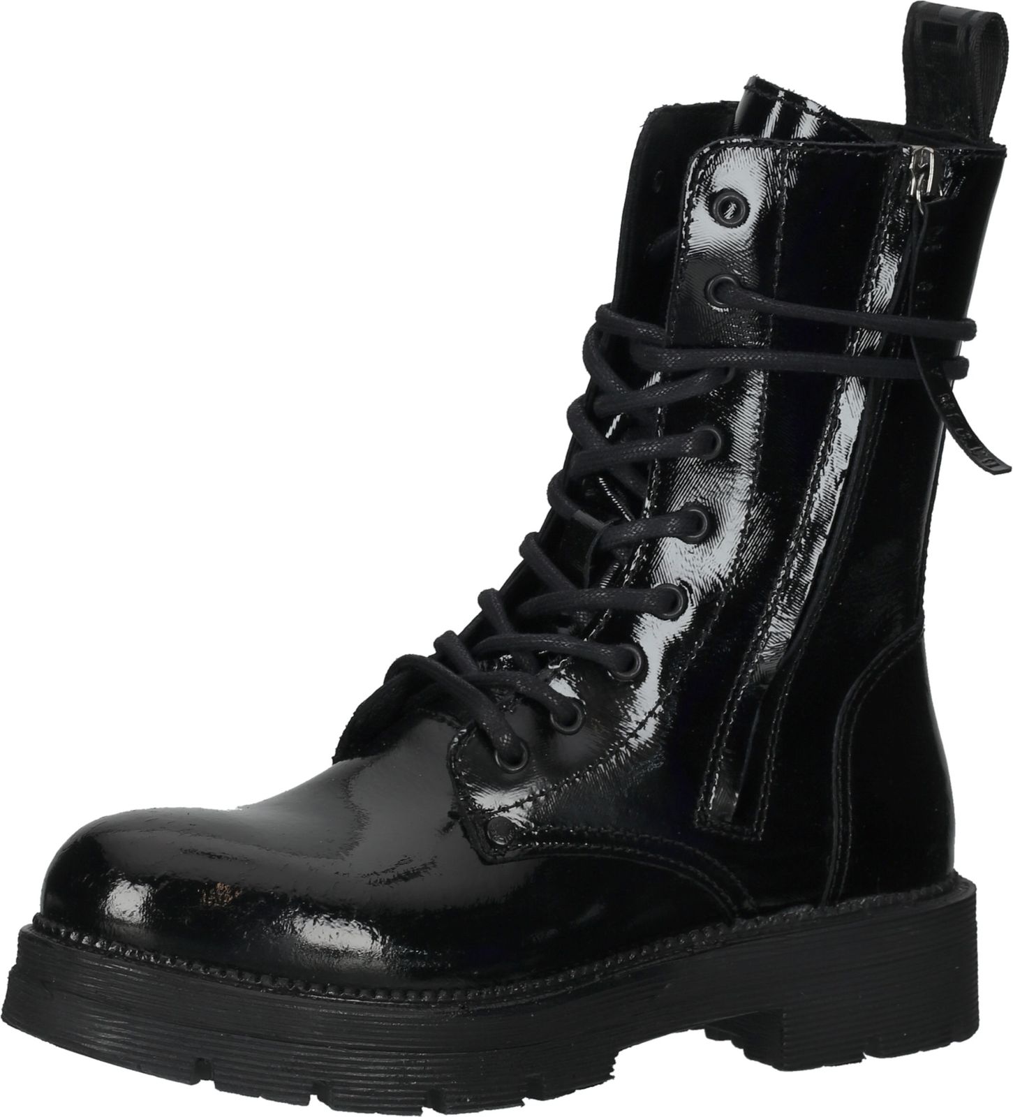 Sportliche REPLAY Stiefelette Schnürschuhe für Damen GWL51 .000.C0043L 1665 Schwarz