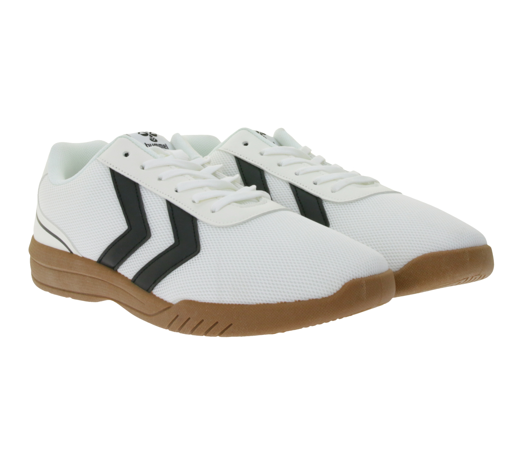 Sportlicher hummel Steady Game Sneaker Damen / Kinder mit rutschfester Außensohle Turnschuhe Sportschuhe 228856-9001 Weiß