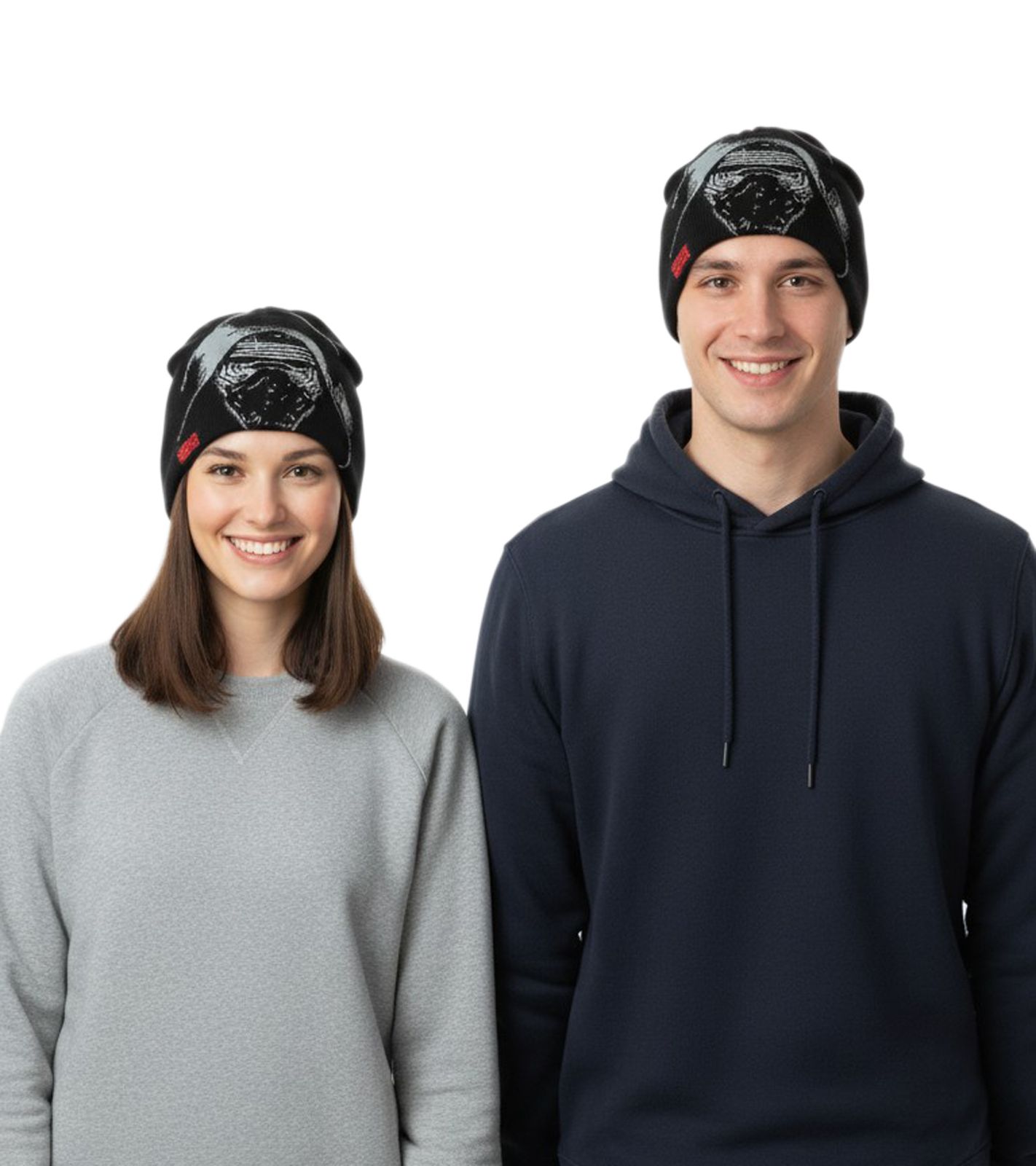 Star Wars Das Erwachen der Macht Beanie Strick-Mütze mit Kylo Ren Gesicht KC505011STW Schwarz