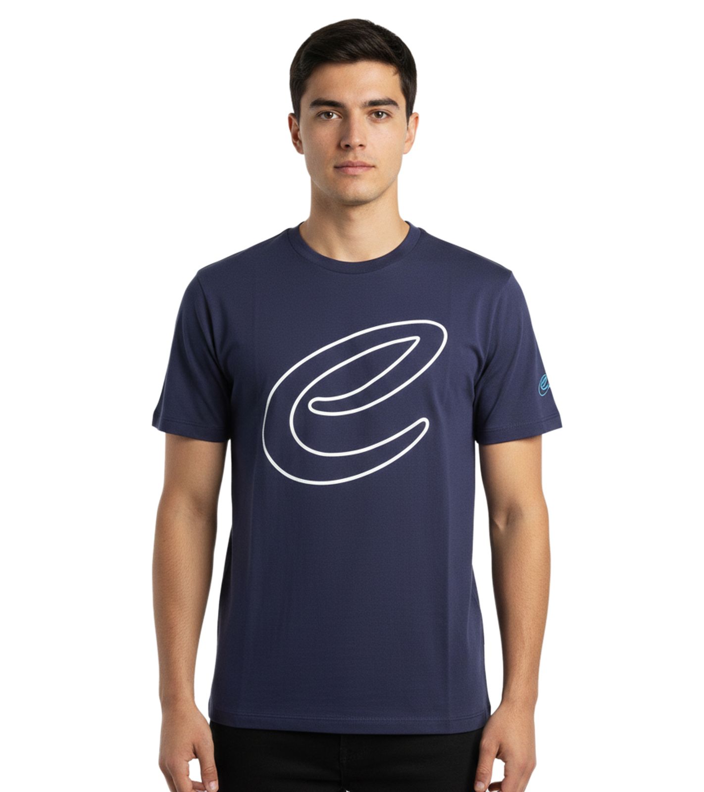 stilsicheres Formula E Herren T-Shirt Baumwoll-Shirt mit Formula E Logo Sommer-Shirt Motorsport 701223589 001 Navy-Blau