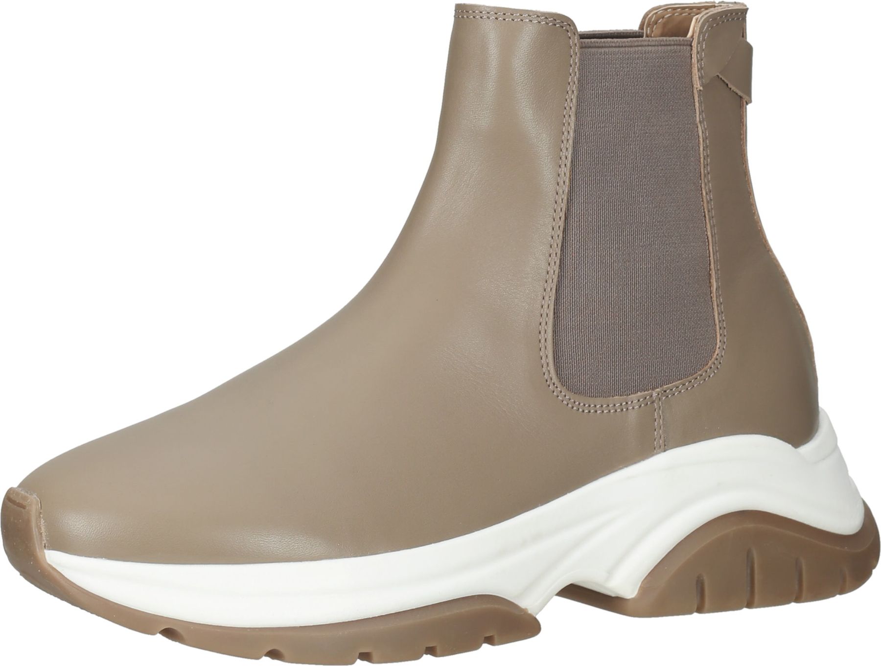 Trendige BULLBOXER Stiefelette Schlupfschuhe für Damen 704501E6L LTTP Beige