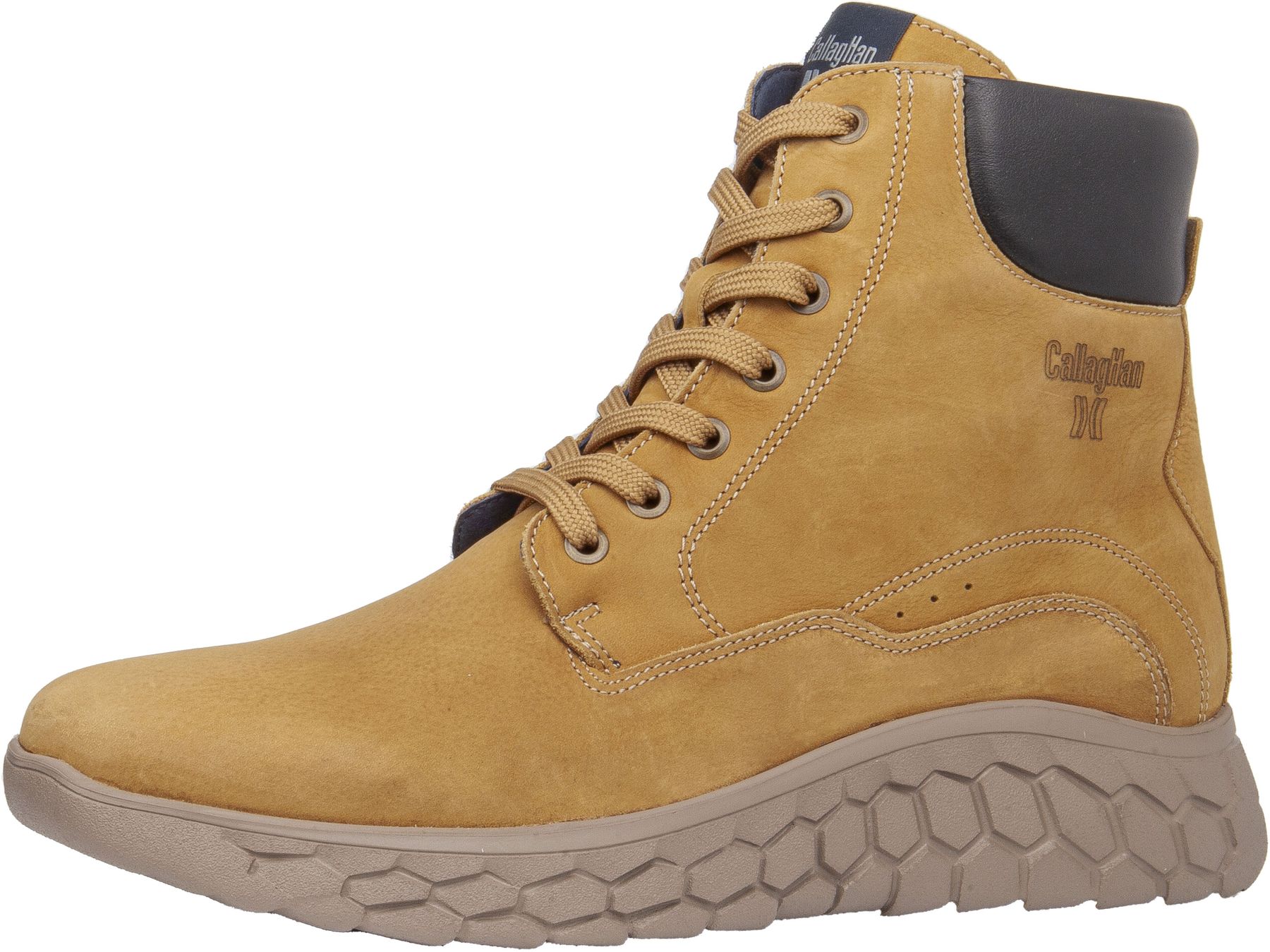Trendige CallagHan Stiefelette Schnürschuhe für Herren 50907 ARENA Beige
