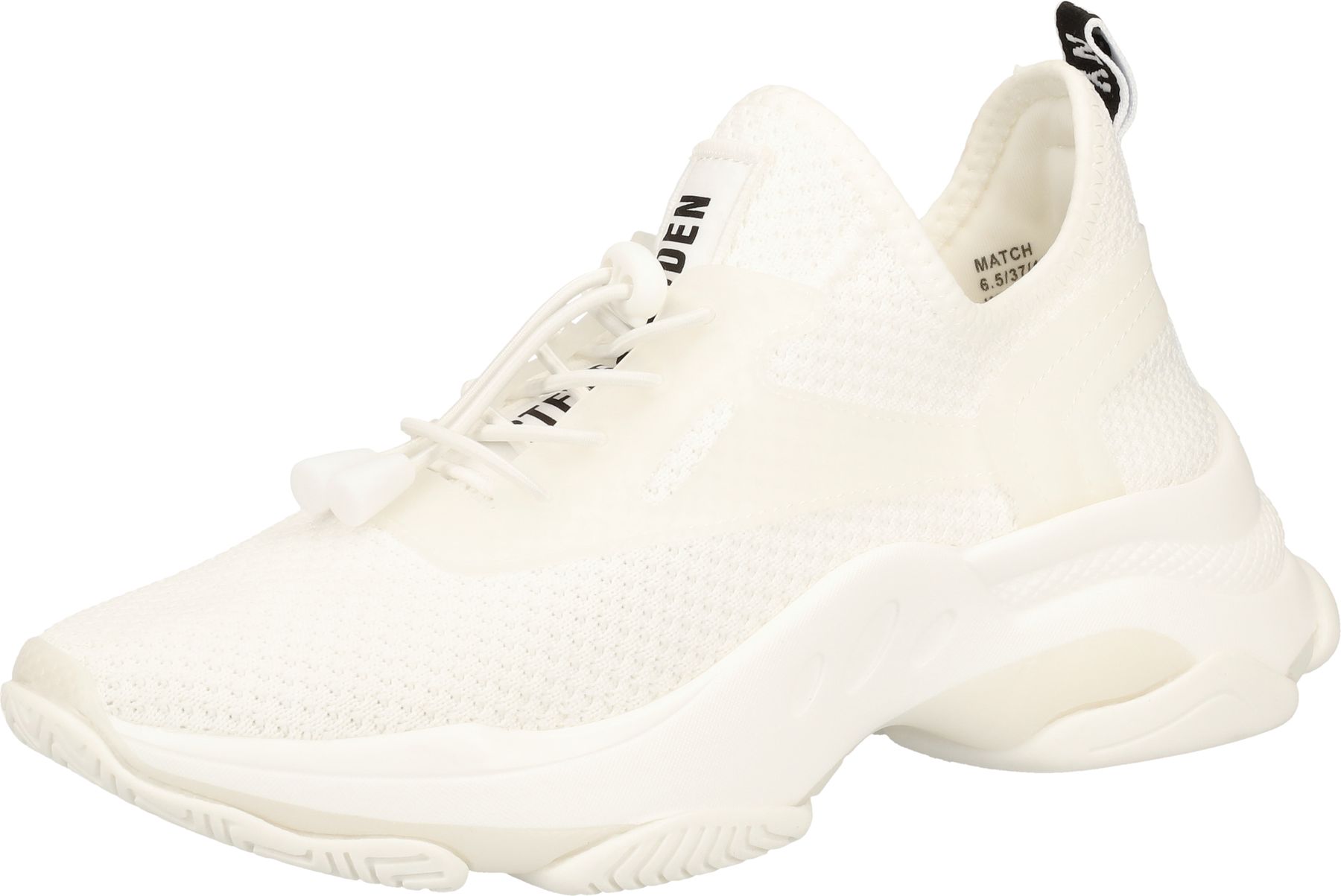 Trendige Steve Madden Sneaker Schnürschuhe für Damen Match SM11000442-002 Weiß