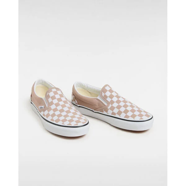 Trendige Vans Classic Slip-On Color Theory C Unisex Sneaker VN000D6Y-09764 Beige