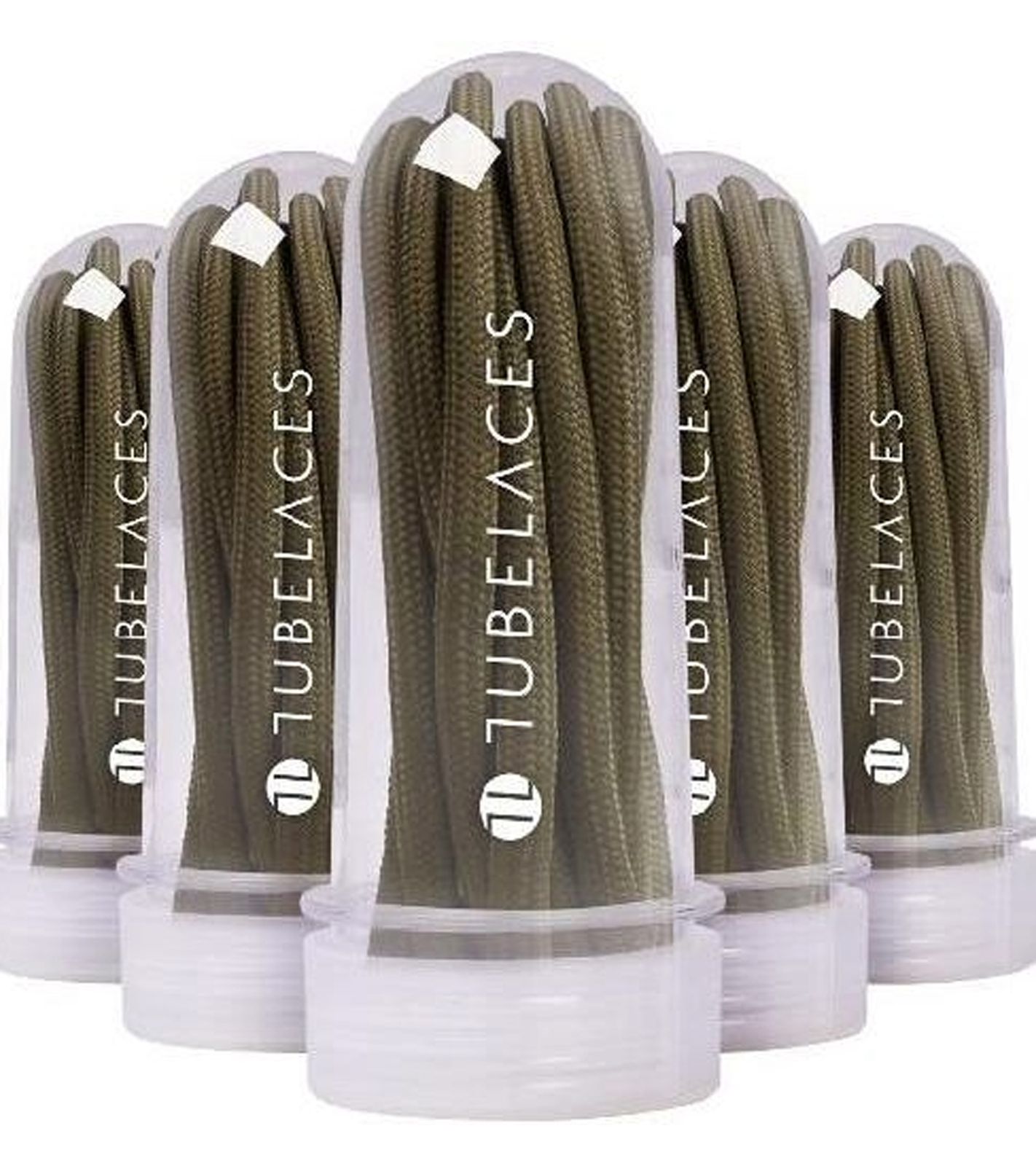 TubeLaces Rope Solid Schnürsenkel oliv