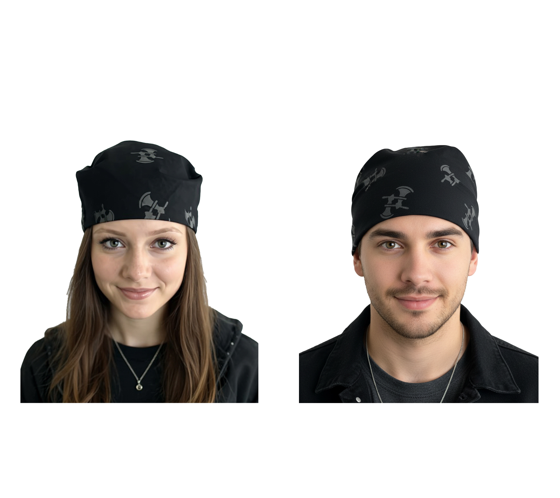 UNEARTH Unisex Bandana Metalcore-Band Kopftuch Viereck-Tuch Baumwoll-Tuch BN109215UNR Schwarz