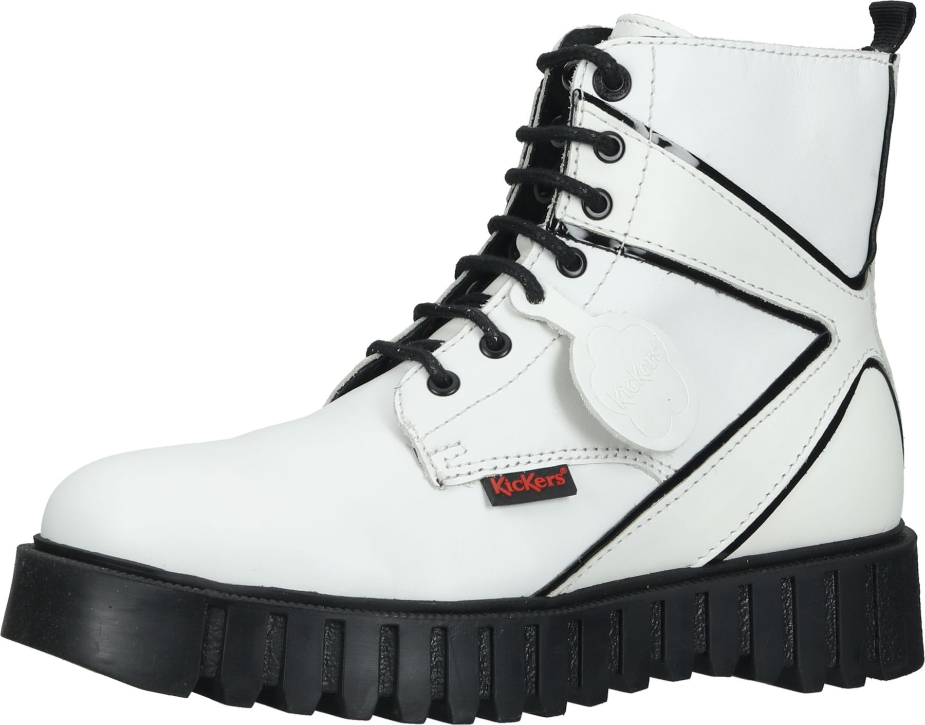 Vielseitige Kickers Stiefelette Schnürschuhe für Damen 910621-50 3 Weiß