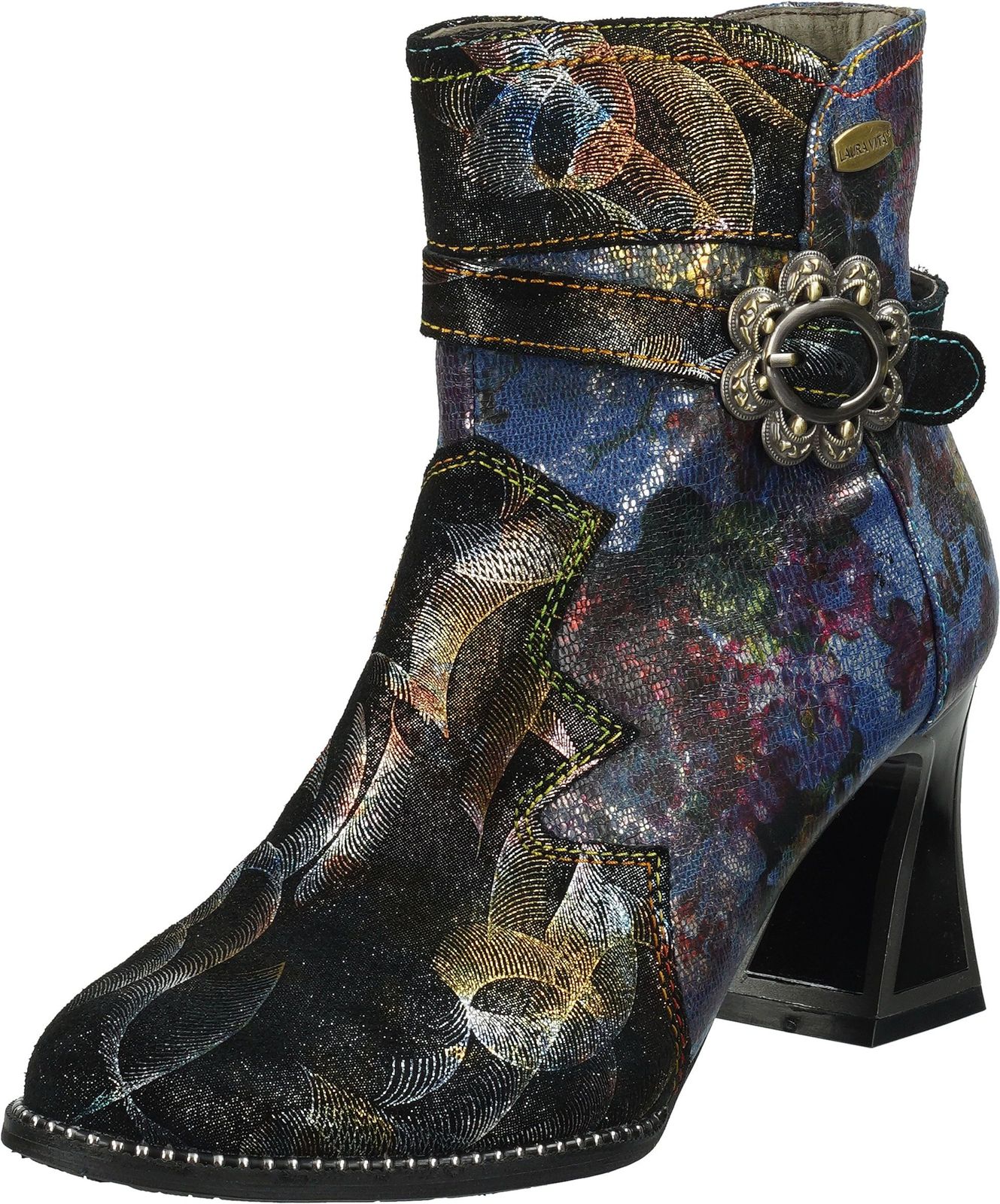 Vielseitige Laura Vita Stiefelette Stiefelette für Damen JACBO 13 Bleu Blau