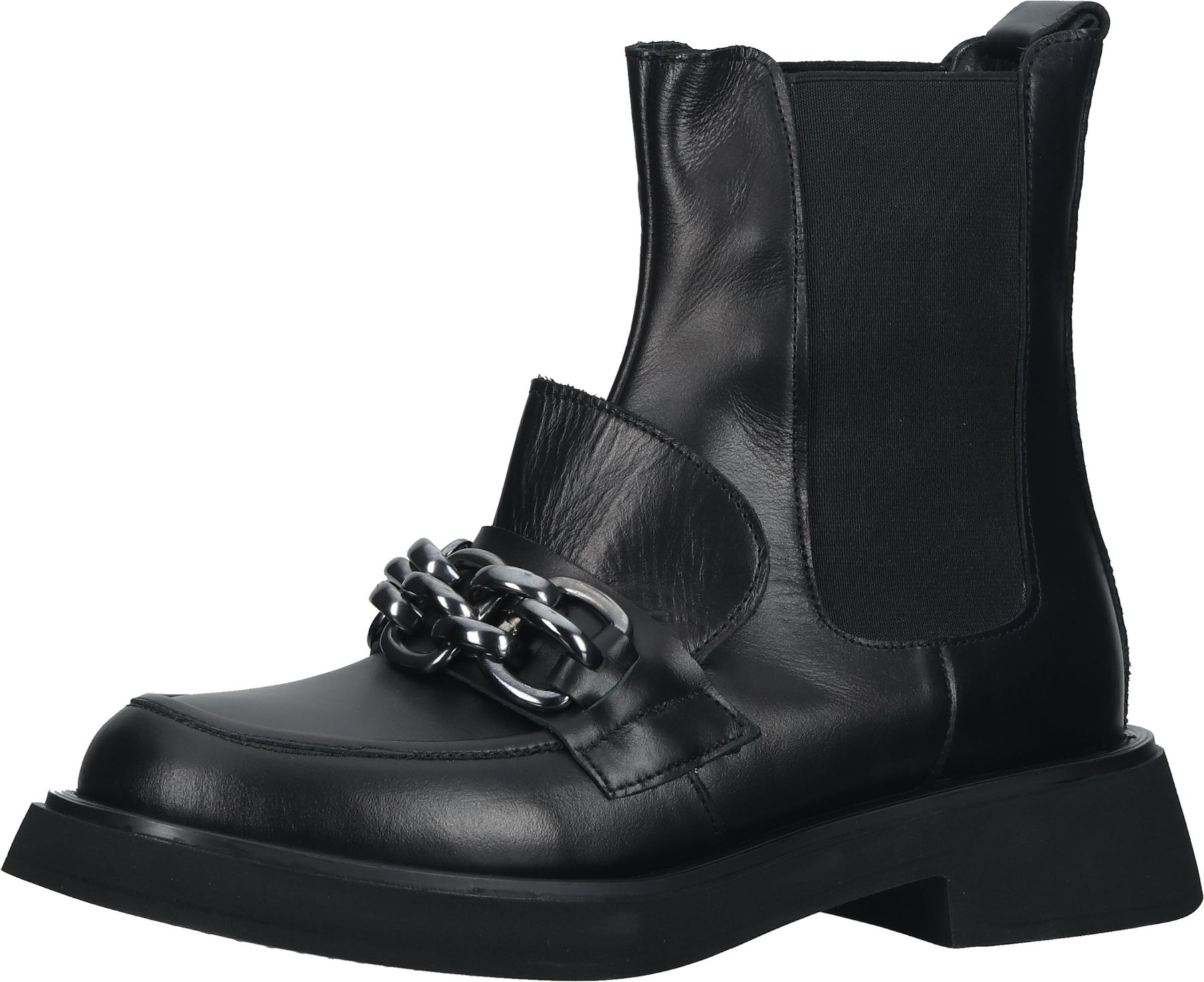 Vielseitige LAZAMANI Stiefelette Schlupfschuhe für Damen 68.046 black Schwarz