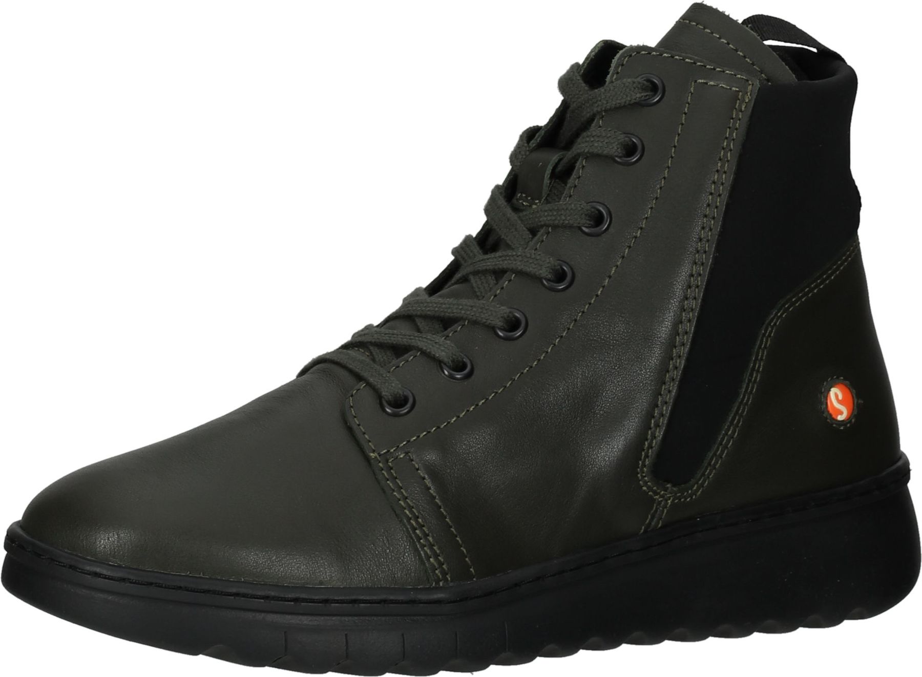 Vielseitige softinos Stiefelette Schnürschuhe für Damen P900713 003 Grün