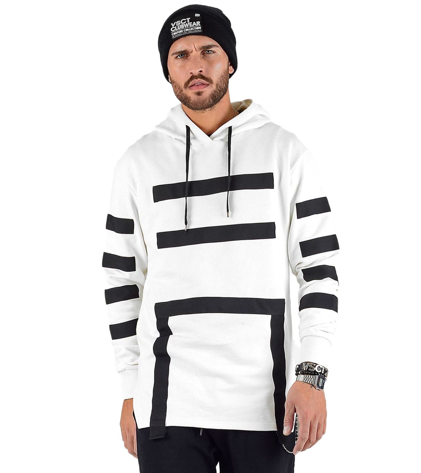 vsct Geomatrix Hoodie weiß