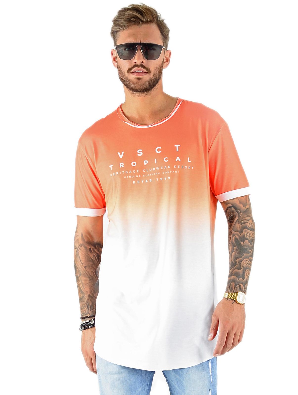 vsct Graded Logo Cuja Mara T-Shirt orange