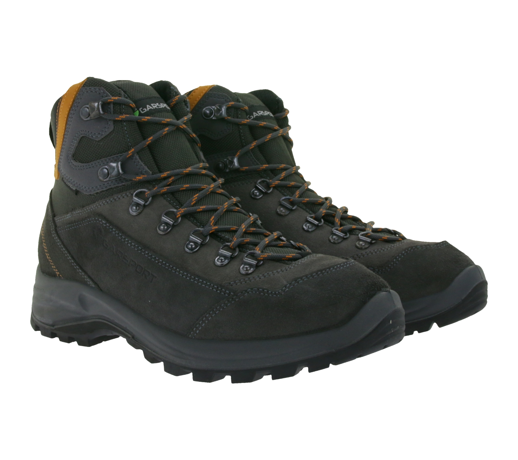 Wasserdichte GARSPORT Teide Herren Wander-Schuhe mit Vibram Mountain Wave Sohle Winter-Schuhe Trekking-Schuhe Outdoor-Stiefel Echtleder GDT2030022-2002 Anthrazit