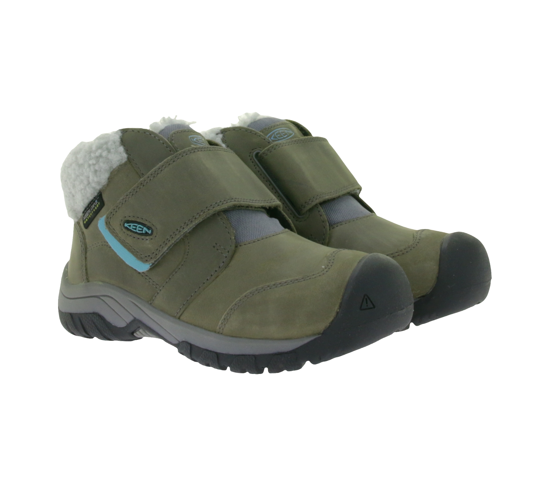 Wasserdichte KEEN Kootenay Iv Mid Kinder Winter-Schuhe Schnee-Boots mit Eco Anti-Odor Outdoor-Schuhe 1026751 Grau
