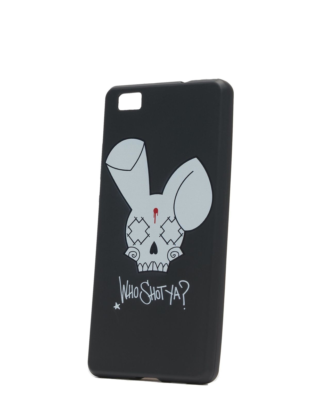 WHO SHOT YA? Bunny Logo Huawei Handyhülle schwarz P10