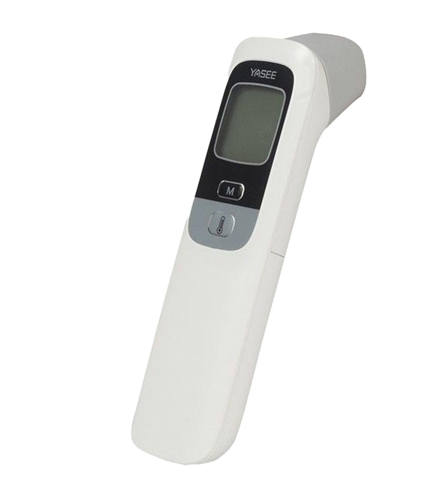 YASEE YS-TWA-1 Infrarot-Thermometer mit Signalton bei Fieber oder erhöhter Temperatur Stirn-Thermometer berührungslos Weiß